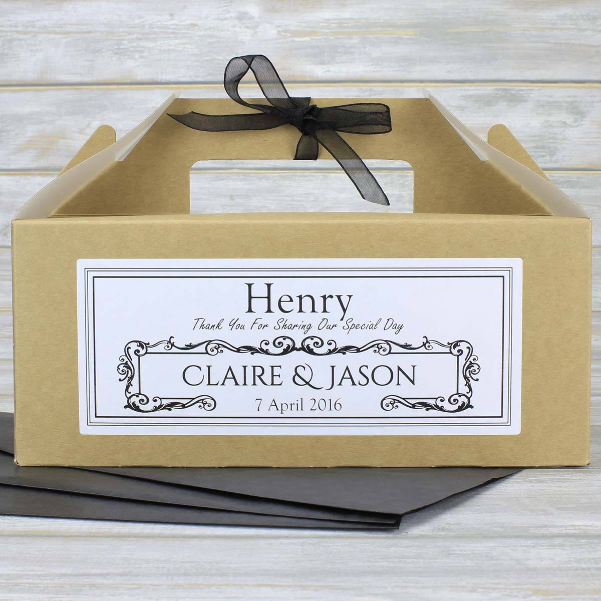 Wedding Favour Box - Personalised Children's Or Guest Wedding Favour Box