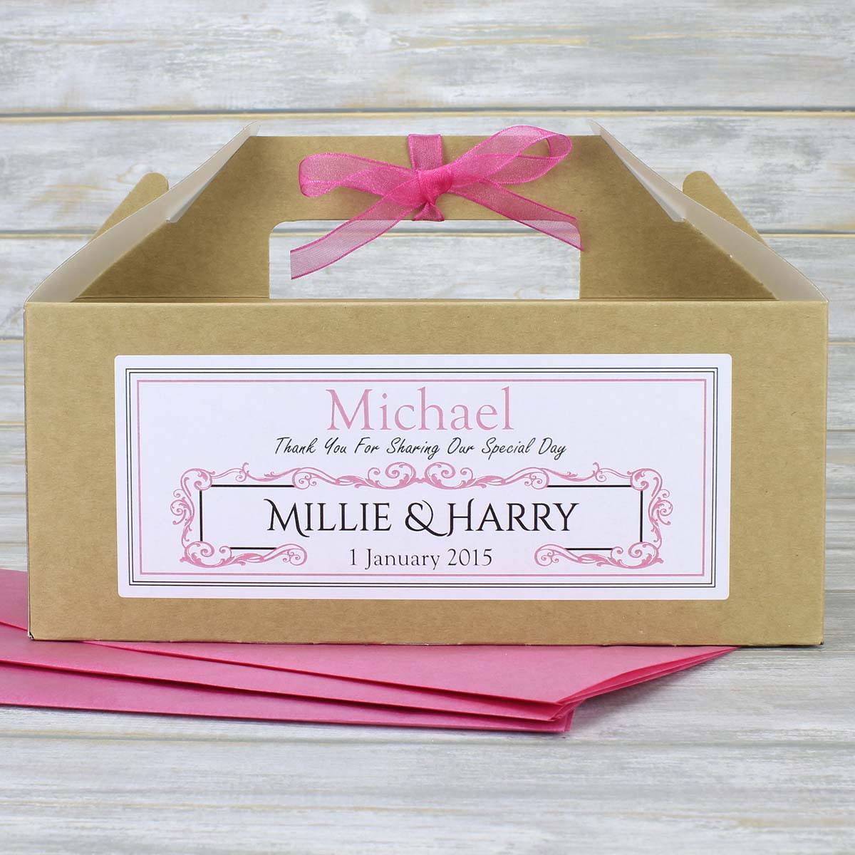 Wedding Favour Box - Personalised Children's Or Guest Wedding Favour Box