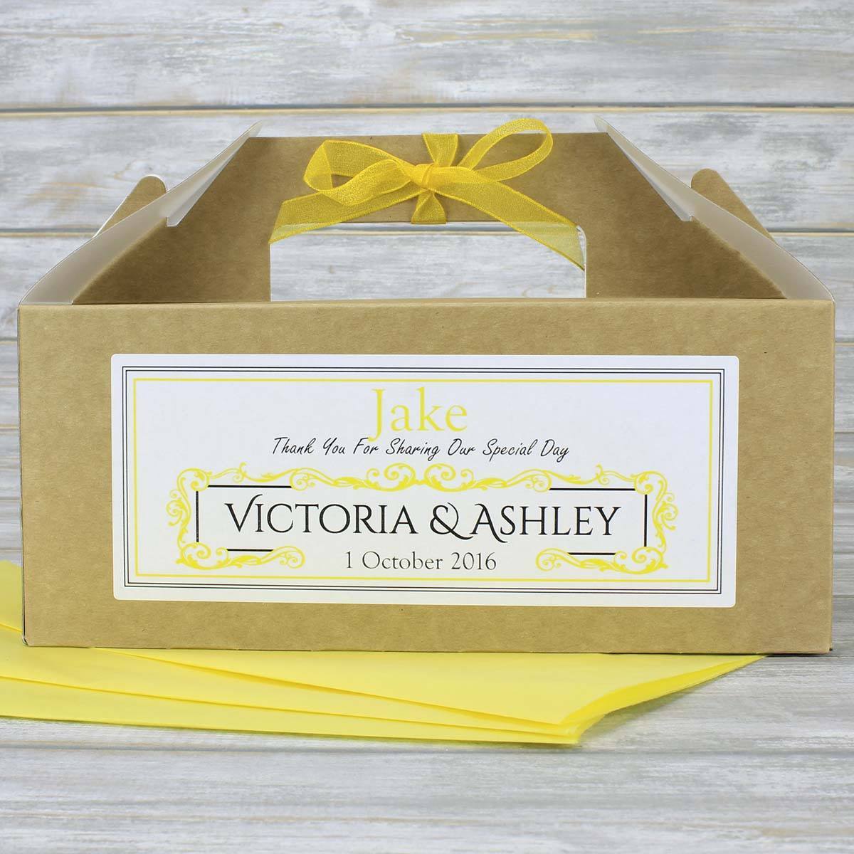 Wedding Favour Box - Personalised Children's Or Guest Wedding Favour Box
